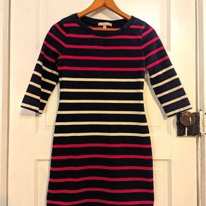 Banana Republic long sleeved striped dress extra small
